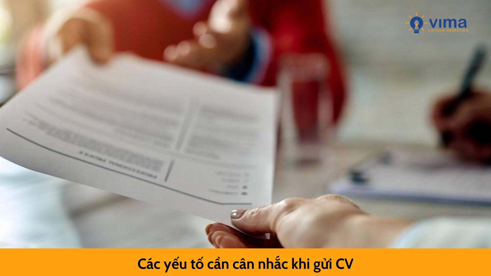 Các yếu tố cần cân nhắc khi gửi CV